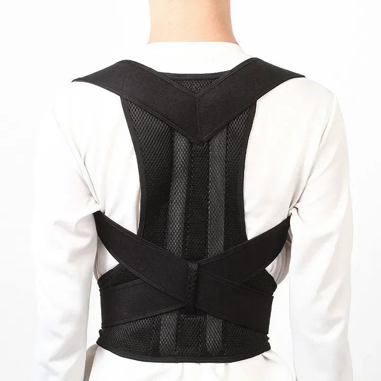 Haltungsgurt für Männer unsichtbar / Invisible posture belt for men"
"Rückengeradehalter unter Hemd / Back straightener under shirt"
"Haltungskorrektur beim Arbeiten / Posture corrector while working"
"Atmungsaktiver Haltungsgürtel / Breathable posture belt