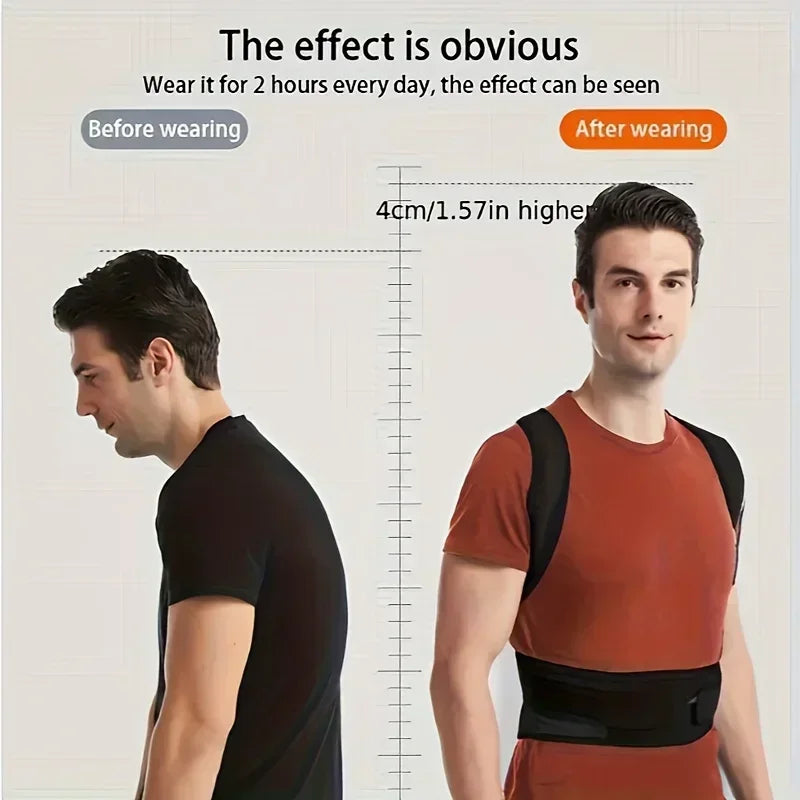 Haltungsgurt für Männer unsichtbar / Invisible posture belt for men"
"Rückengeradehalter unter Hemd / Back straightener under shirt"
"Haltungskorrektur beim Arbeiten / Posture corrector while working"
"Atmungsaktiver Haltungsgürtel / Breathable posture belt