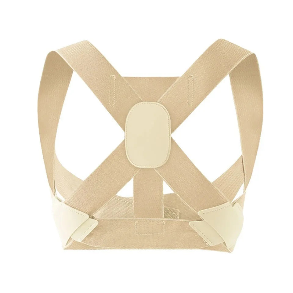 Unsichtbarer Haltungskorrektor unter Kleidung / Invisible posture corrector under clothing"
"Rückenstütze für Frauen und Männer / Back brace for women and men"
"Haltungskorrektur Schulterstütze / Posture correction shoulder support"
"Verstellbare Rückenbandage / Adjustable back brace"