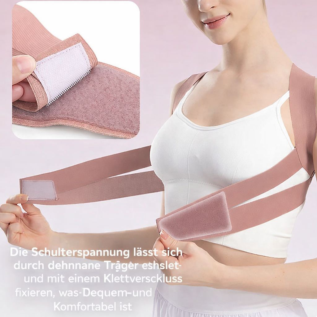 Unsichtbare Haltungskorrektur-Rückenstütze für Damen & Herren