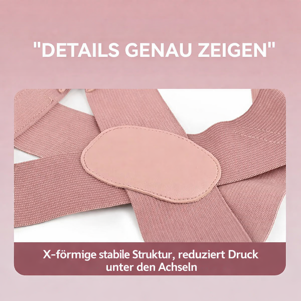 Unsichtbare Haltungskorrektur-Rückenstütze für Damen & Herren
